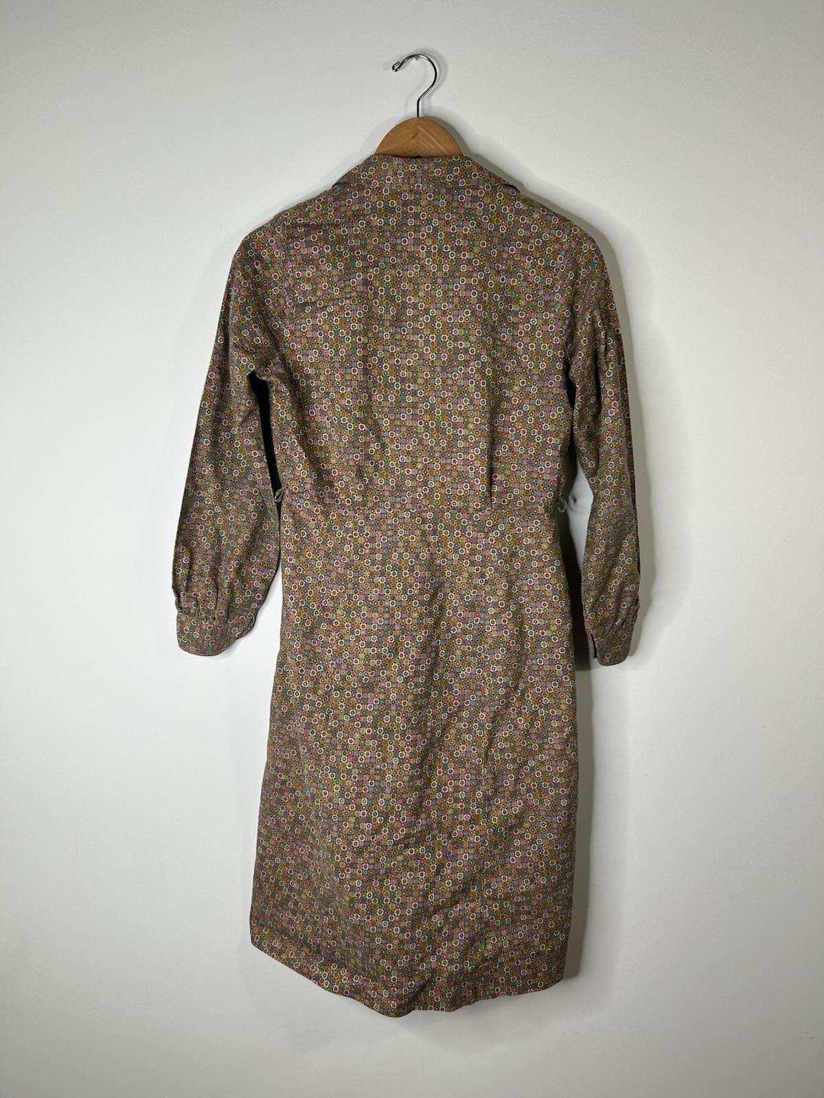 Vintage 1960’s Dress Women’s Multicolor Pattern Aline Fit Flare Everyday Causal