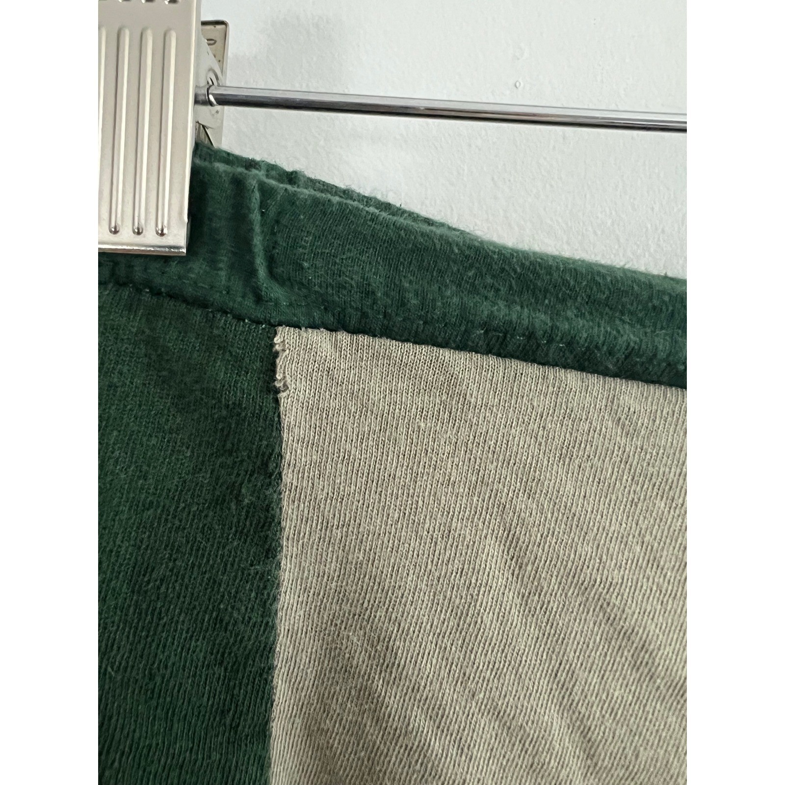 Sardine Clothing Co Patchwork Skirt Size S Green Earth Tones Recycled Cotton