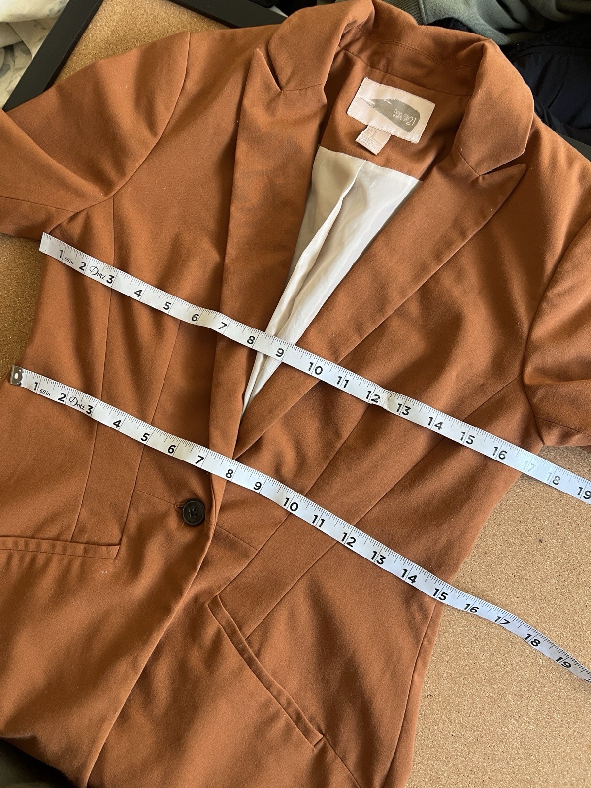 Forever 21 Blazer Brown