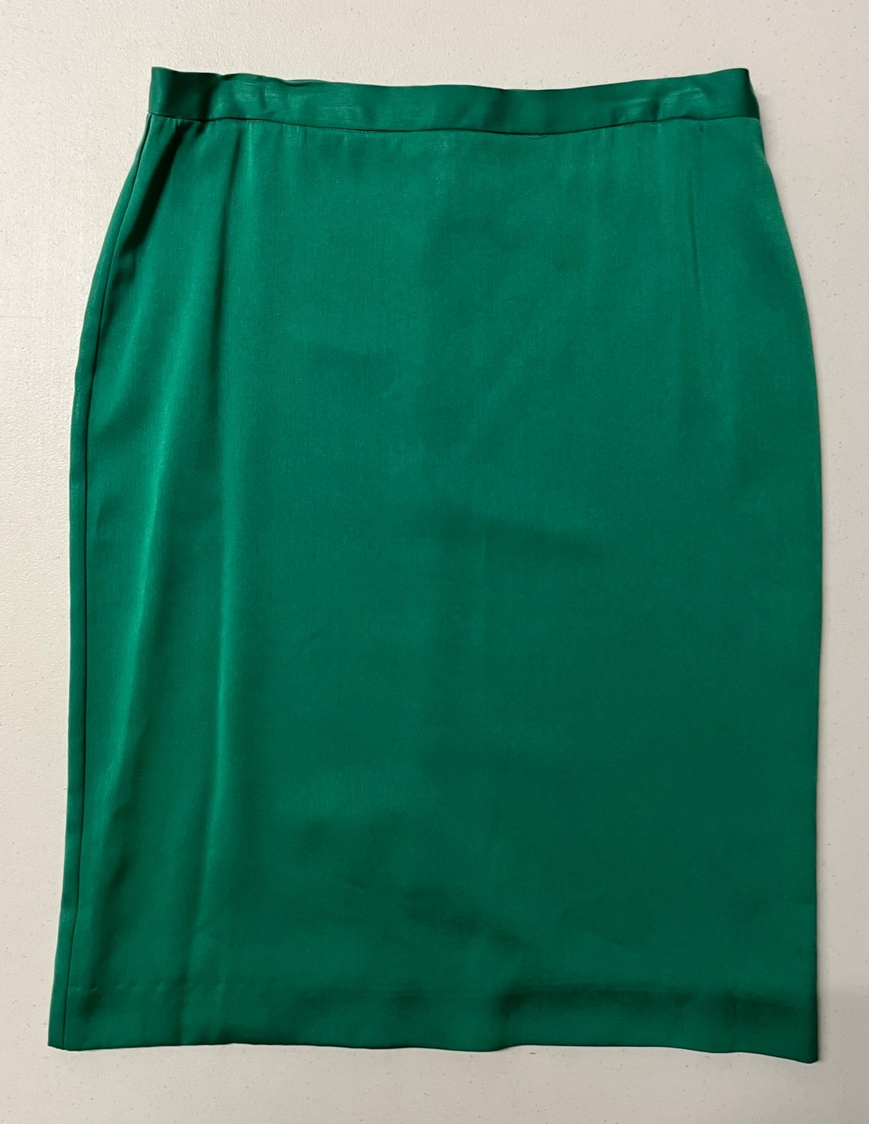 Vintage 80s Dynasty green 2PC Peplum Skirt Set by Rina di Montella Size 8