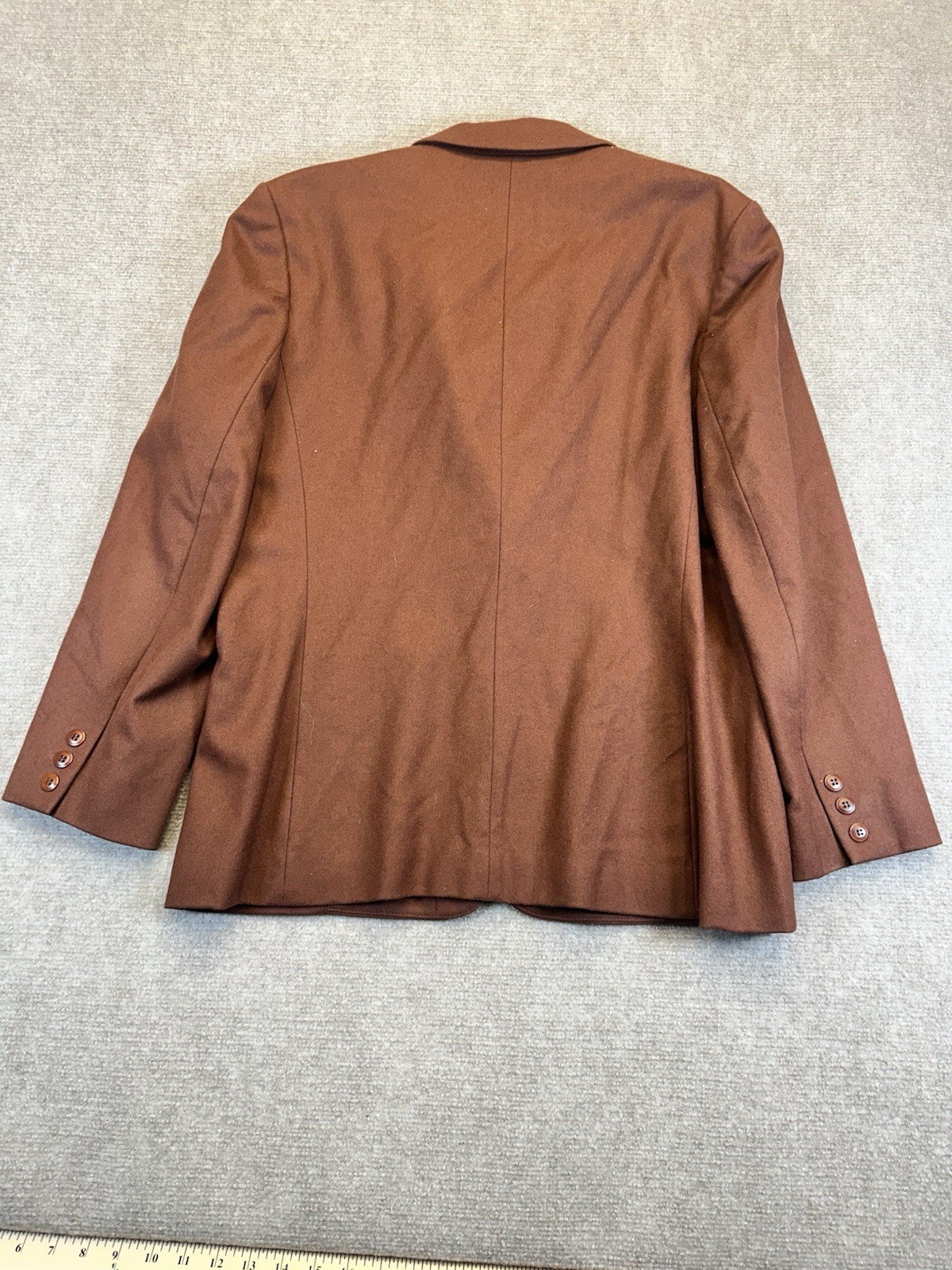 VTG 70s Pendleton 100% Wool Suit Brown (copper) Sz 14