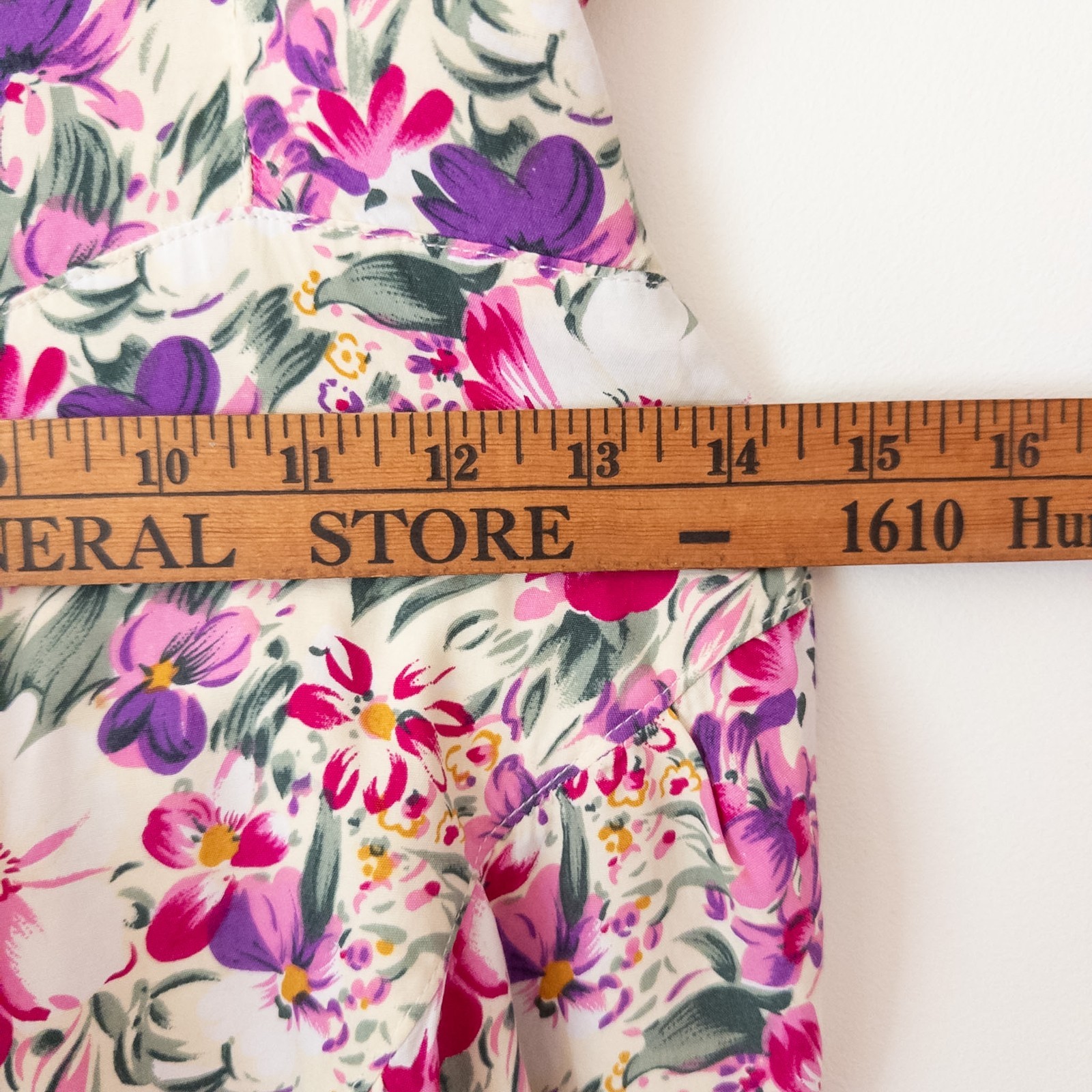 VTG 80&rsquo;s David Benjamin Cottagecore Feminine Romantic Floral Midi Dress Size S