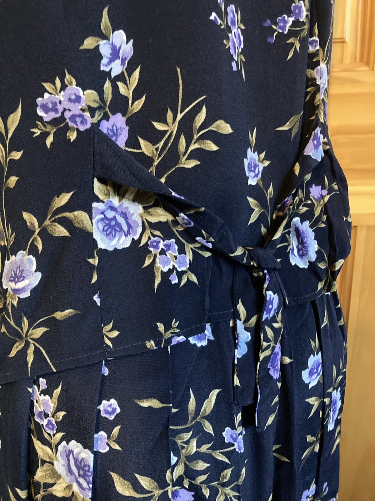 Vintage Cottagecore JACLYN SMITH Floral W/Attached Vest Shirt Skirt Set EUC