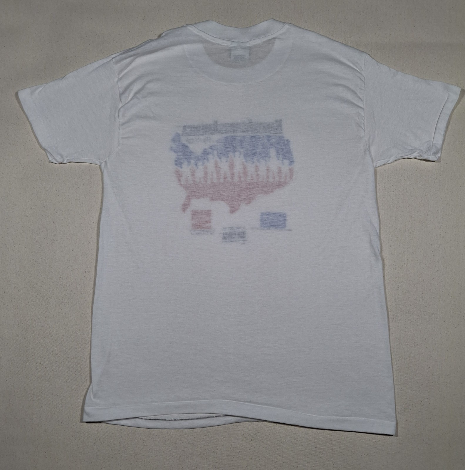Vintage 1986 Original Hands Across America Coca-Cola Citicorp Women&rsquo;s XL T-Shirt