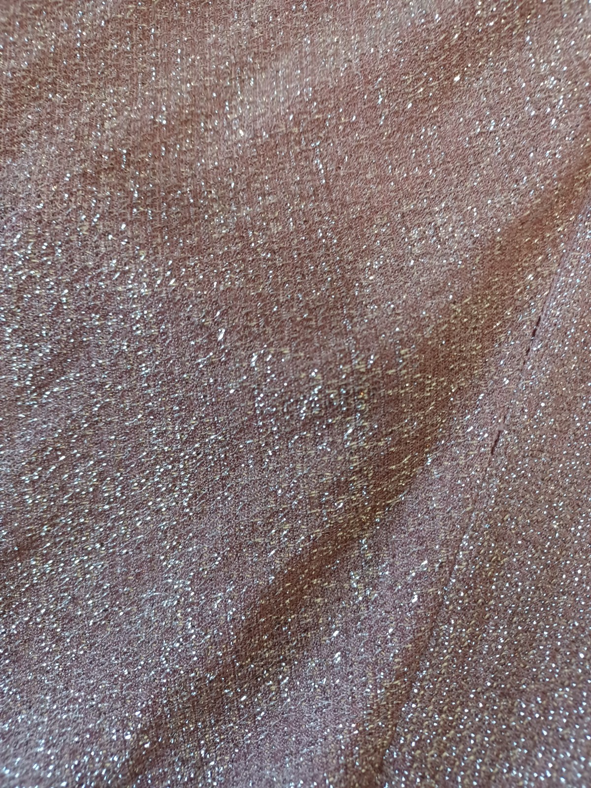 Vintage 1960s/70s Pink Glitter Disco Glam Medieval Revival Hostess Maxi Dress