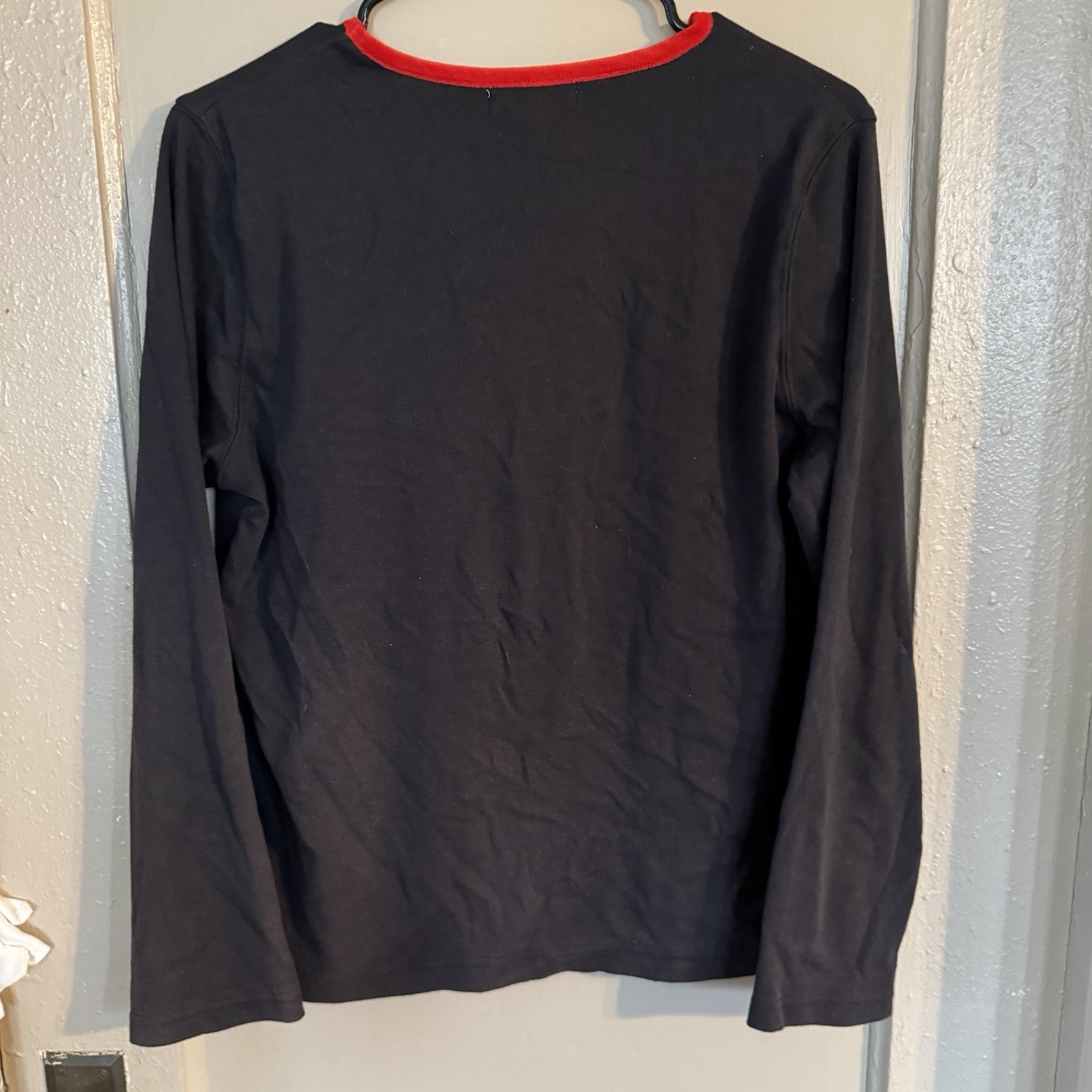 VTG Christmas Embroidered Top Reference Point Women’s L
