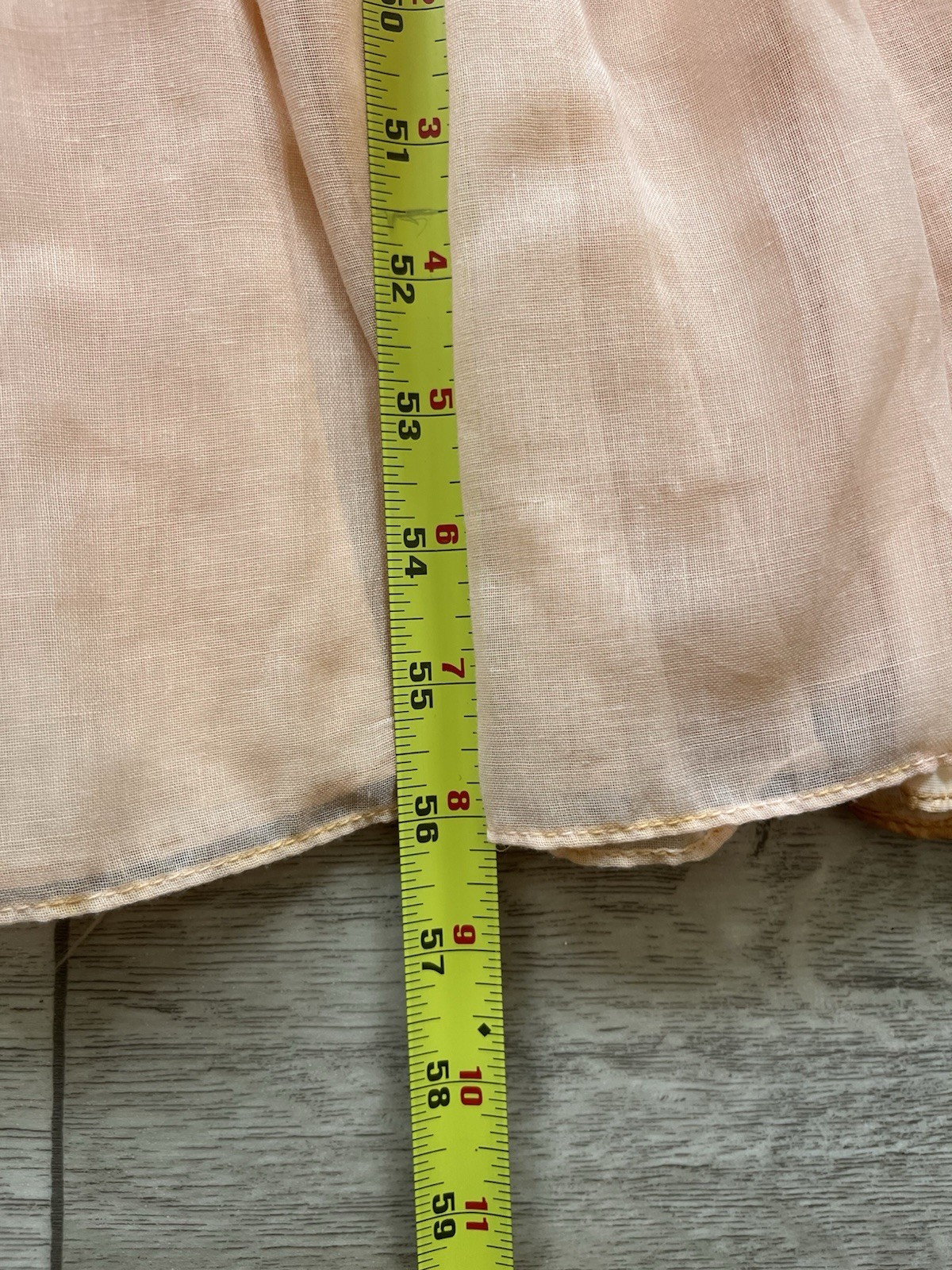 VTG Phase II Dress Sz XS/ S Pink Coral Smocked Floral Maxi Prairie Sundress 70&rsquo;s