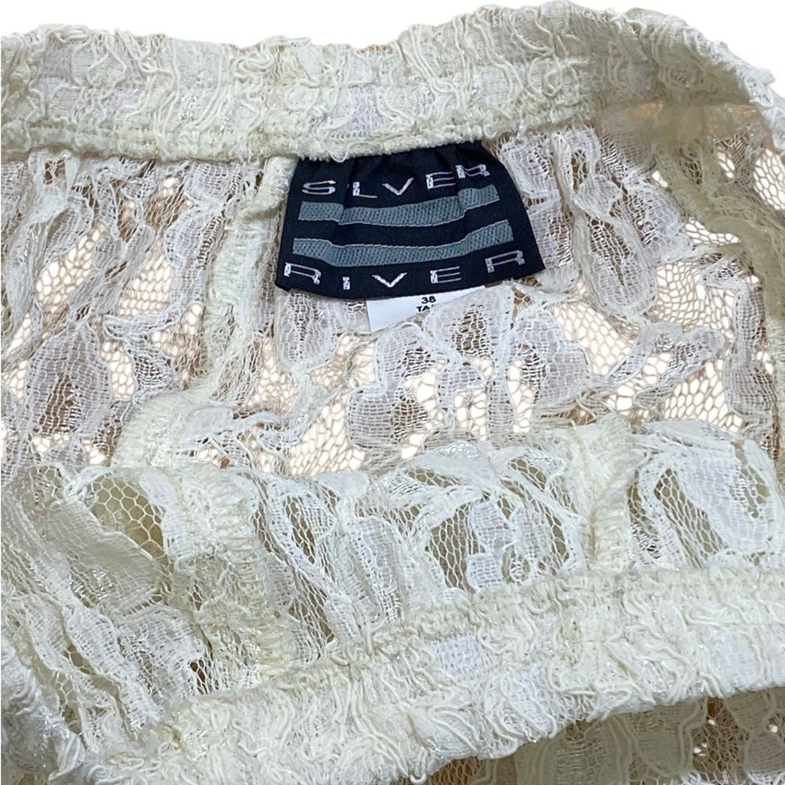 Vintage Silver River Two Piece Jacket and Lace Skirt