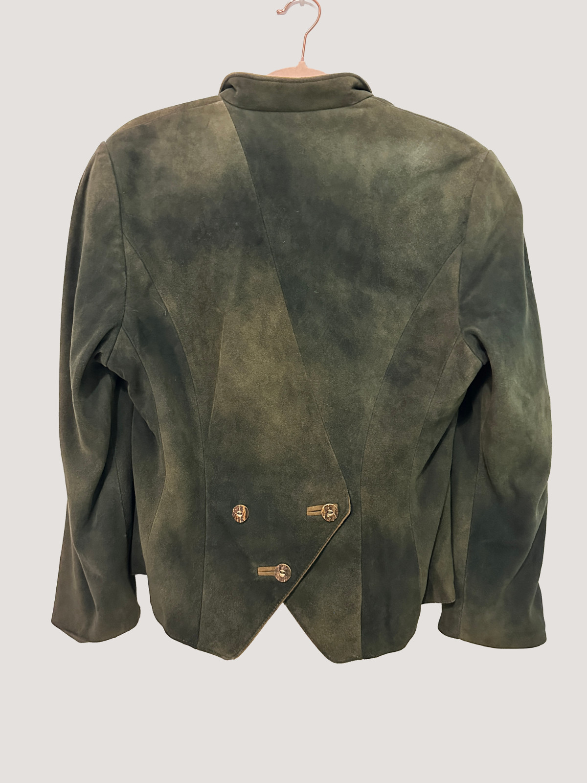 VTG 80s Meindl Exquisite Suede Suit Set Trachten Jacket Jodhpur Pants 36 XS-S