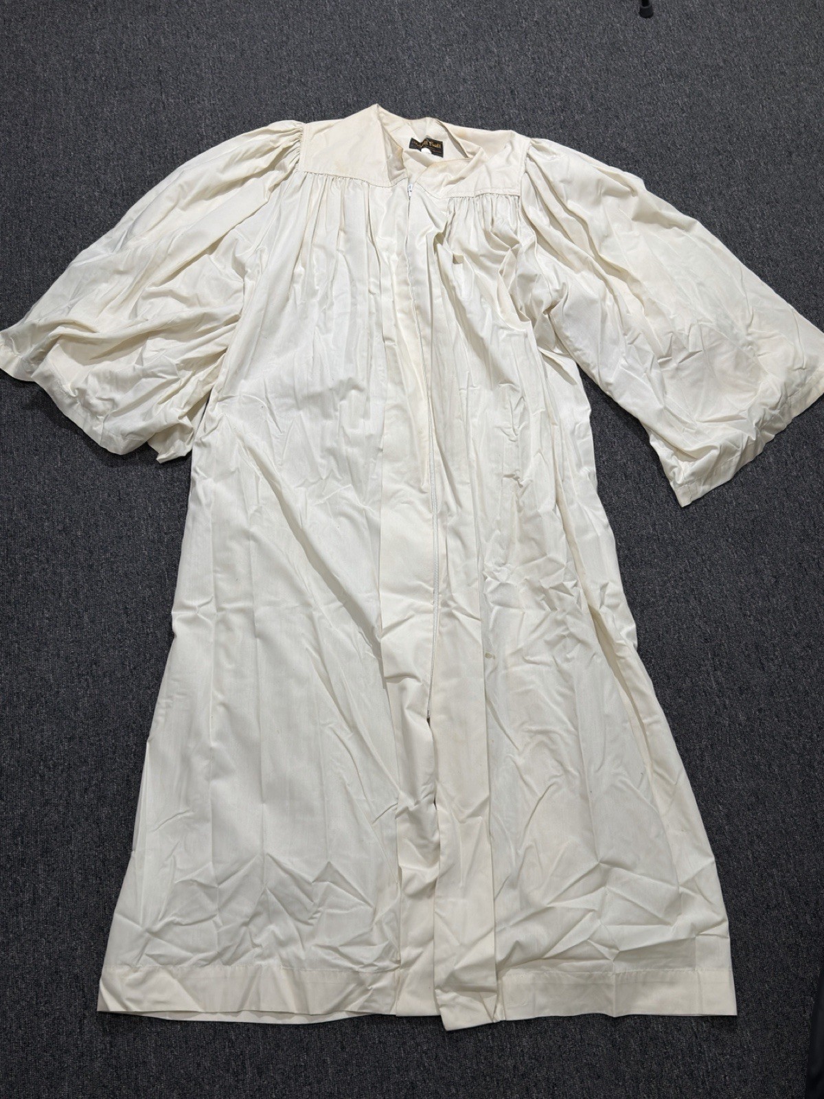 Abbott Hall Ivory Vintage Women&rsquo;s Robe Regular Size Type 59 Elegant Classic