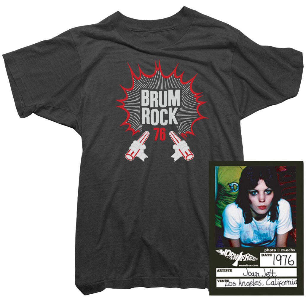 Joan Jett T-Shirt – Brum Rock 76 Tee worn by Joan Jett – Womens