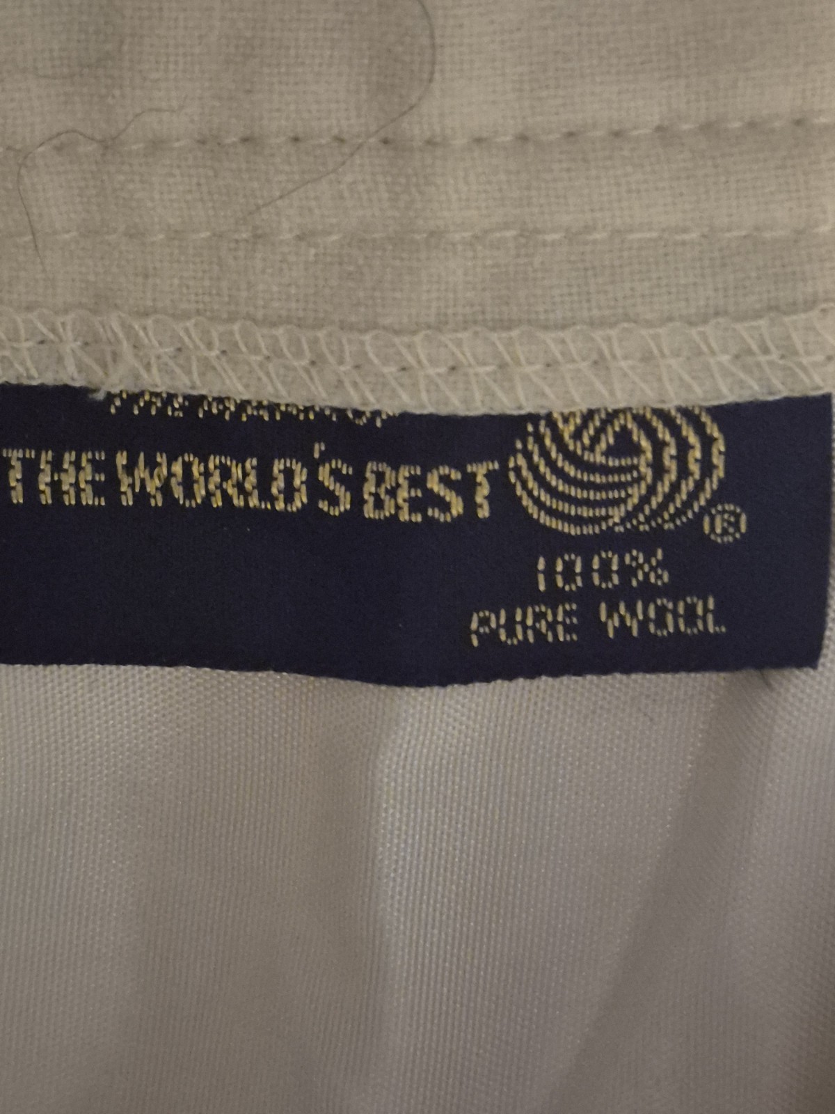Vintage 100% Wool Lorch Pale Yellow Two Piece Skirt Suit Women&rsquo;s Sz 14 Classic