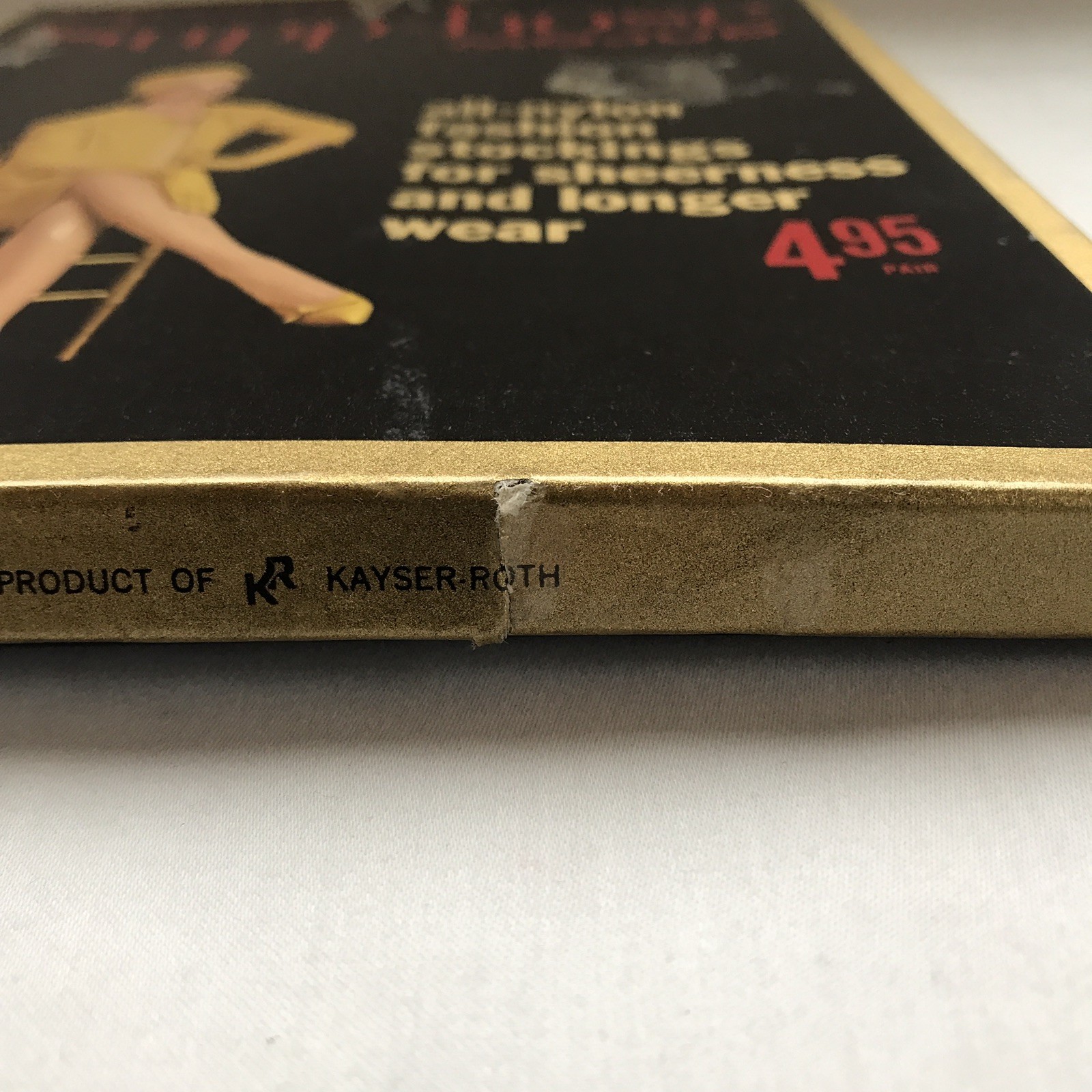Supp-hose by Mojud Regular Thigh High Stockings Honey – Tall (9.5-10L) Vintage