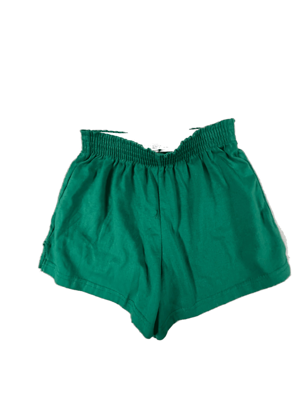Vtg Eagle USA Womens Elastic Gym Shorts S 24-26 Green Athletic Cotton USA