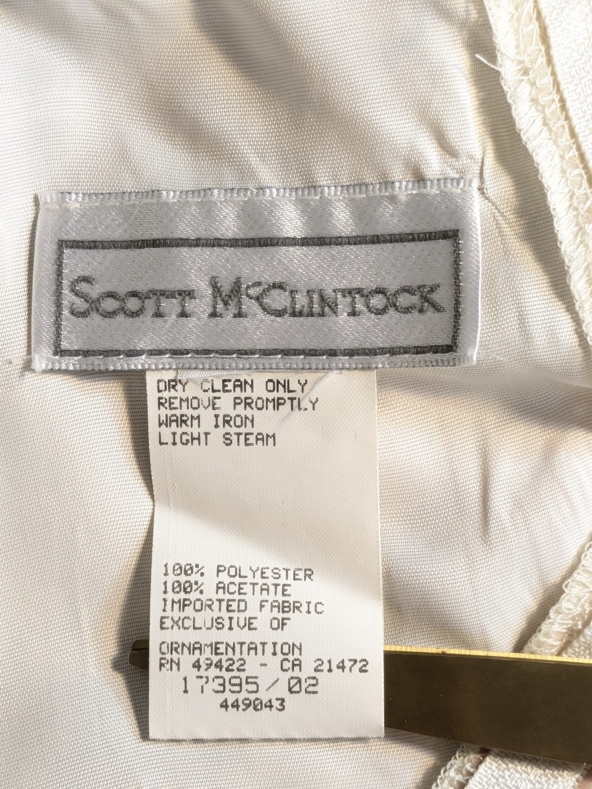 1980s Scott McClintock Garden Party Dress