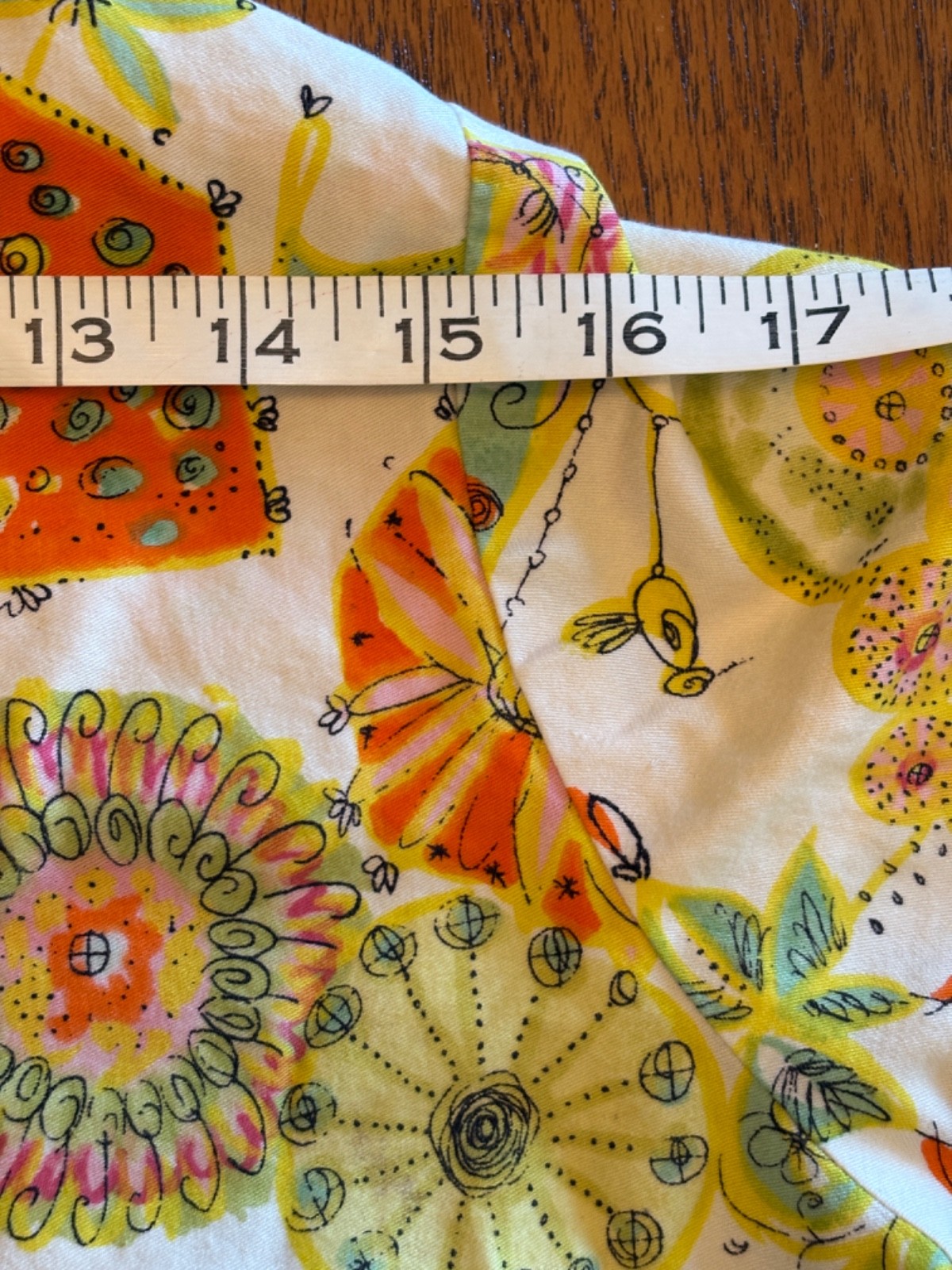 Vintage 50s 60s Cotton Novelty Print Blouse Top XS/S Mid Century Rockabilly