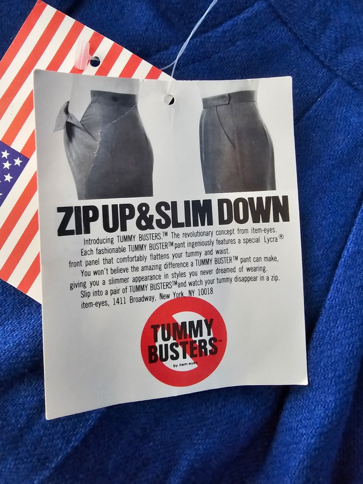 DEADSTOCK! 80s – 90s Item-Eyes tummy-buster pleated front trousers . size 16P