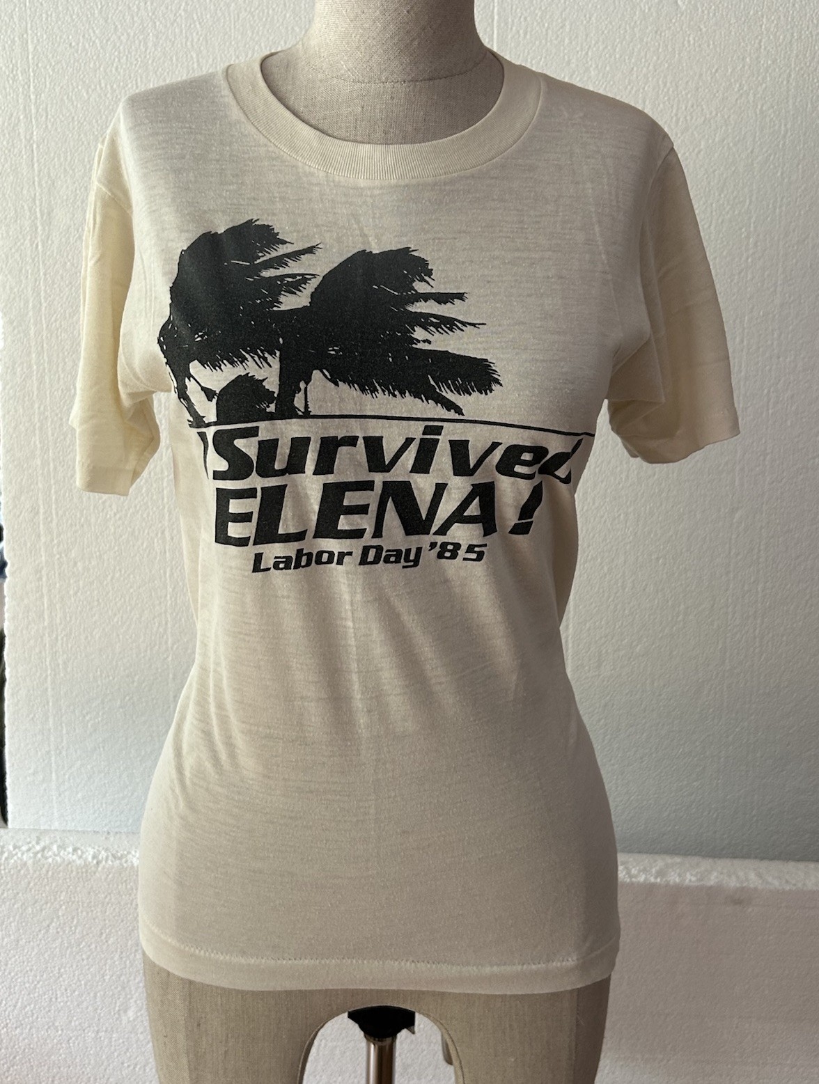 Vintage Screen Stars T Shirt Size Small I Survived Elena! Labor Day ‘85 T Shirt