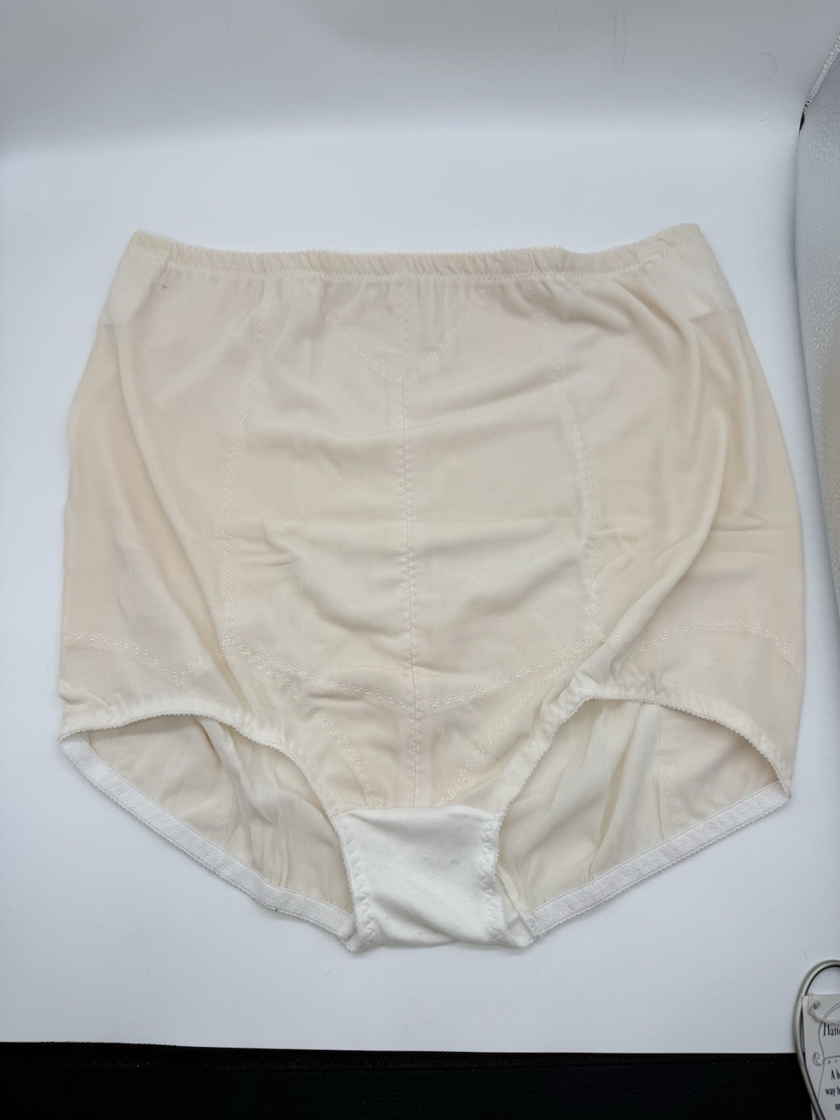Vintage Girdle Brief Panty Full Coverage Cotton Crotch Control Panties No Tag