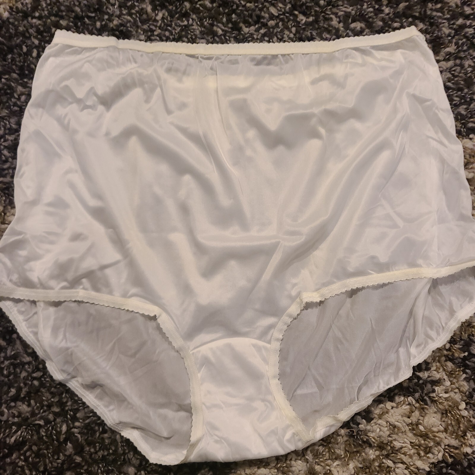 Vintage J C Penney Underscore 100% Antron lll Nylon Brief Panties Sz 6-10