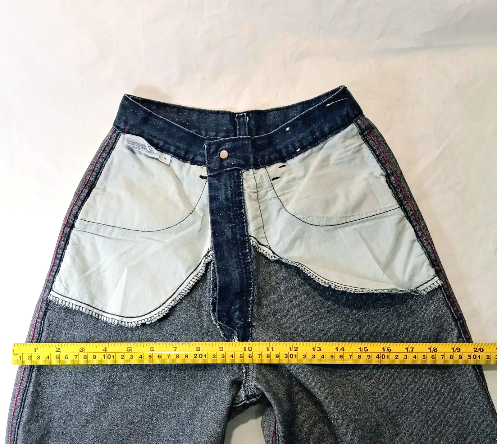 Rare Authentic Vintage 80&rsquo;s Sparkle Sara Jeans 25.5&Prime; Waist Hong Kong READ