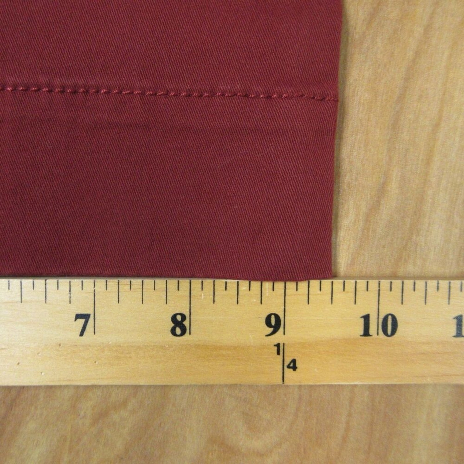 GLORIA VANDERBILT Tummy Control Wide Leg Crop Pants Sz 8 Red Rust Pull On NWT