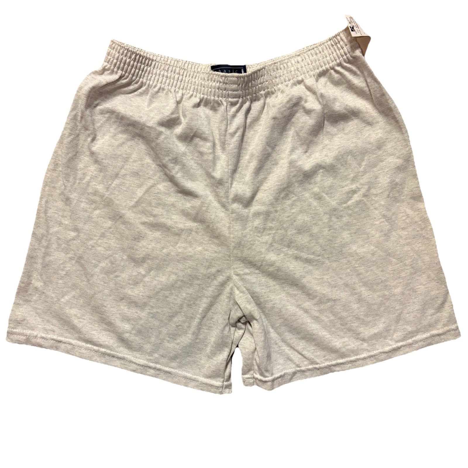 Vintage 90s Basic Editions Gray Elastic Waist Size Small Deadstock