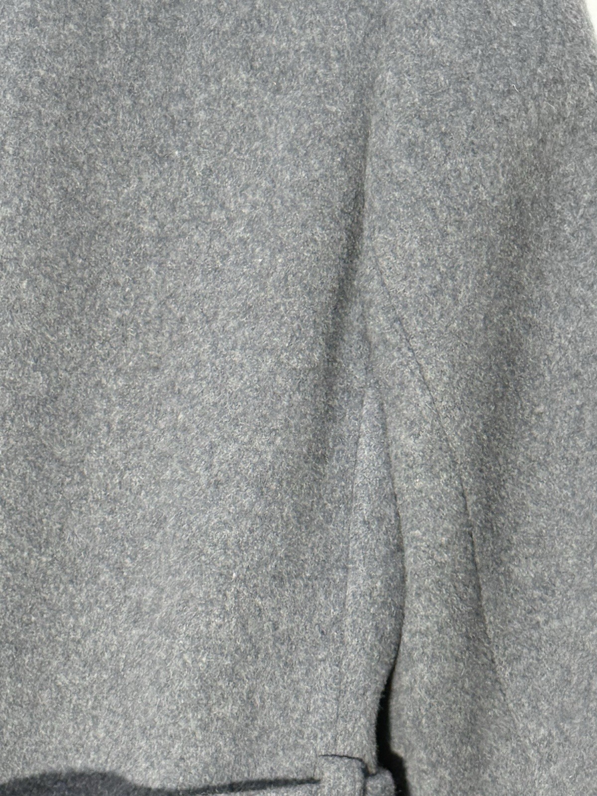 Pendleton 80’s VTG Pure Virgin Wool Women’s Long Gray Coat Made In USA Size12