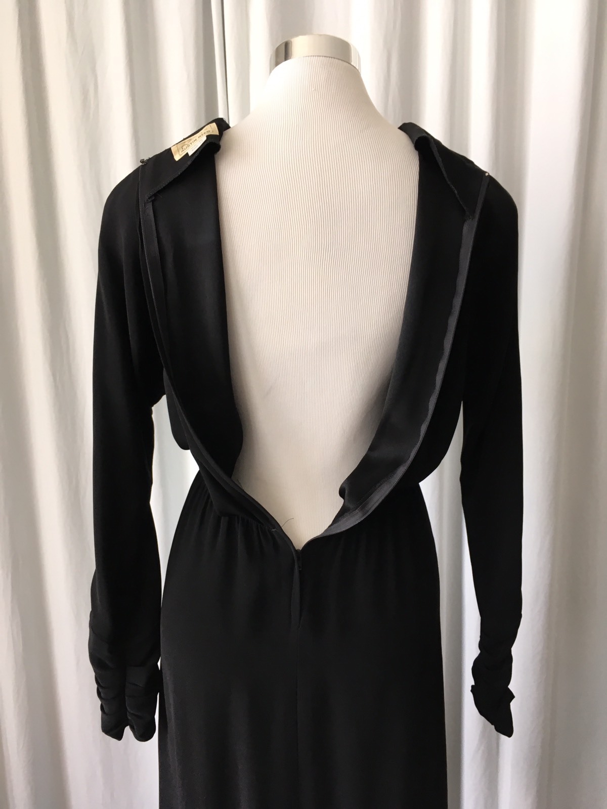 Vintage 80s does 40s Options at Austin Reed black dress uk 10 eur 36 US 4/6
