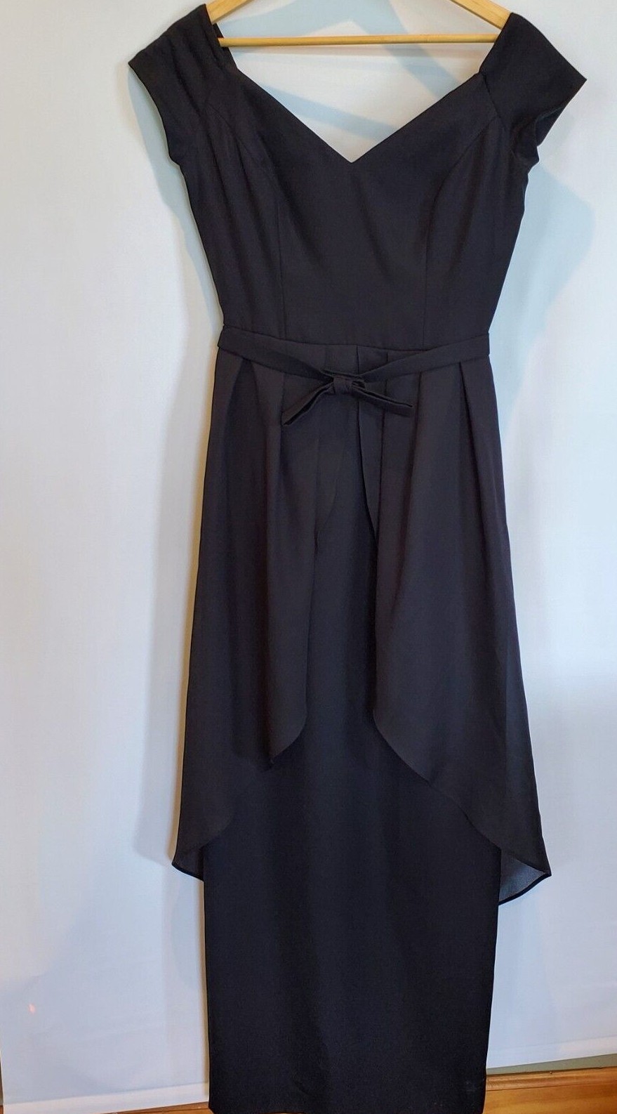 1960&rsquo;s House of Bianchi Black Gown Size Small