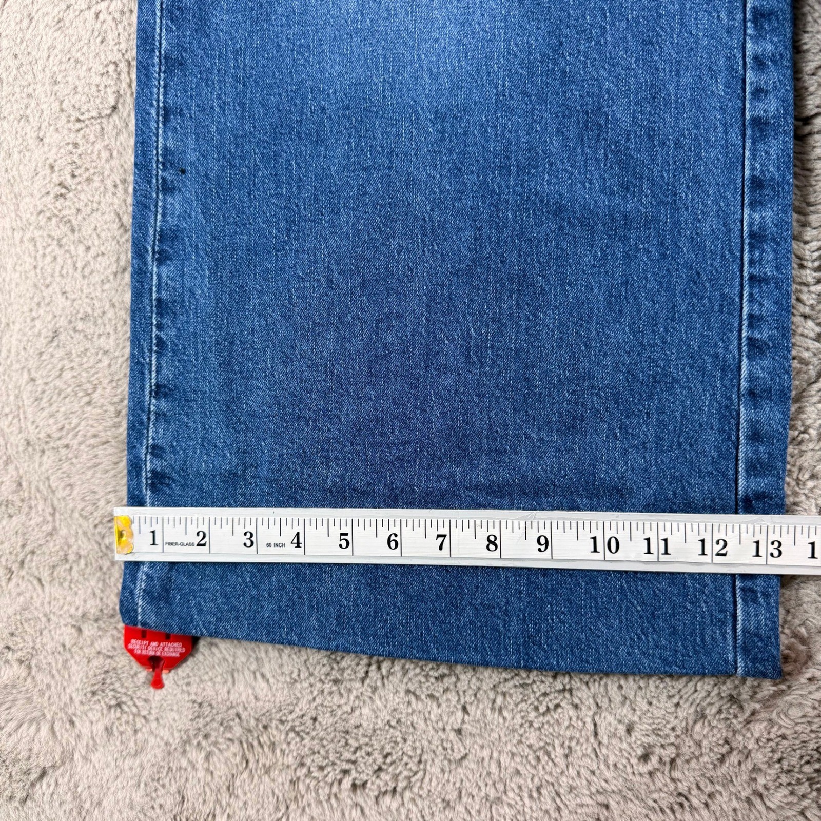 NWT Johnny Was Jaxon Lumiere Wide Leg Jeans Vintage Blue Pocket Size 33 $198
