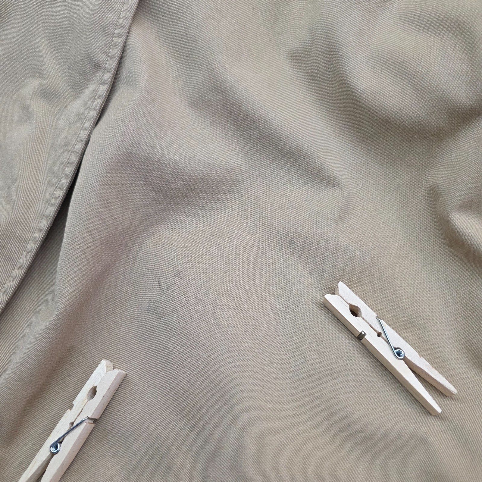 VTG Burberrys Trench Coat Made in England Adult 18X43 Distress READ Burberry