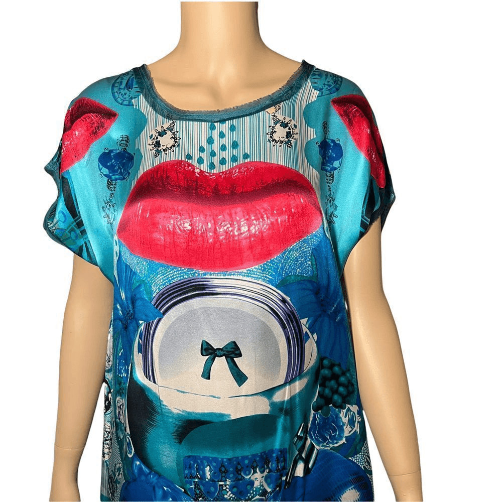 Custo Barcelona silk tunic dress