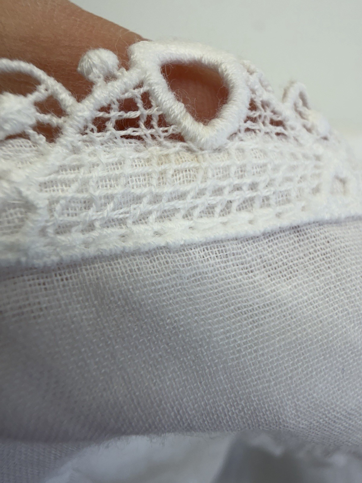 CELESTINE GERMANY WHITE COTTON NIGHTGOWN COTTAGE CORE BOHO LINGERIE