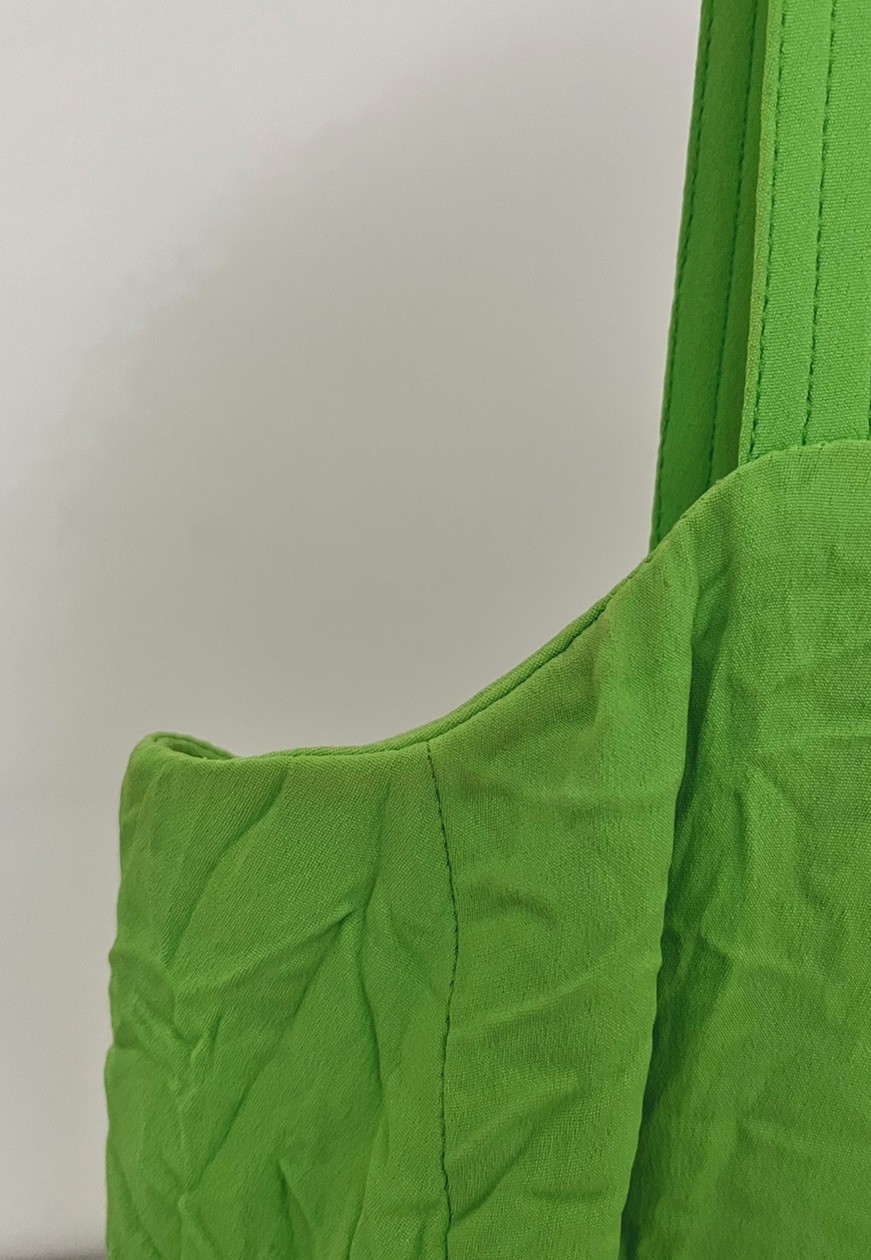 Vintage ISTANTE By VERSACE Light Green Dress, Made In Italy, Size 40