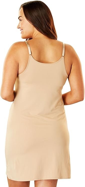 NWOT Nude Comfort Choice Full Microfiber Slip Size 1X 22/24