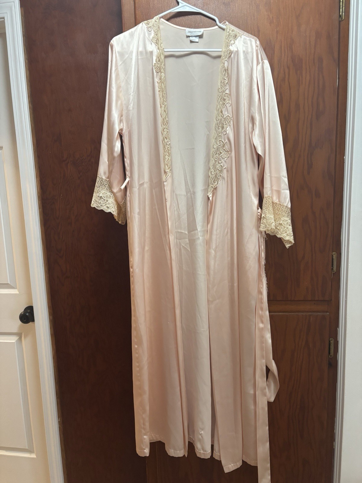 Vintage Women’s Size Small Light Pink Robe Jones New York 100% Polyester