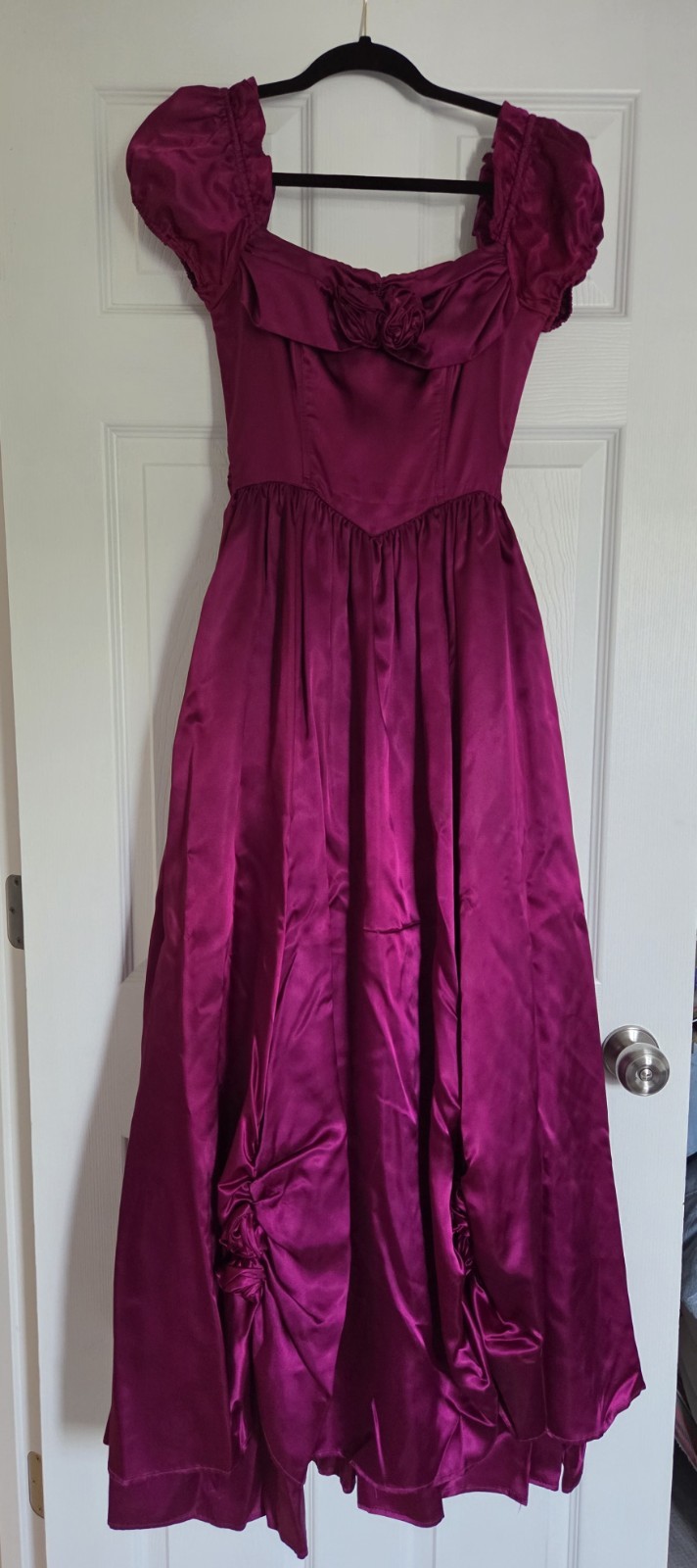 Vintage Gunne Sax Jessica McClintock Romantic Renaissance Dress Sz 5 Purple