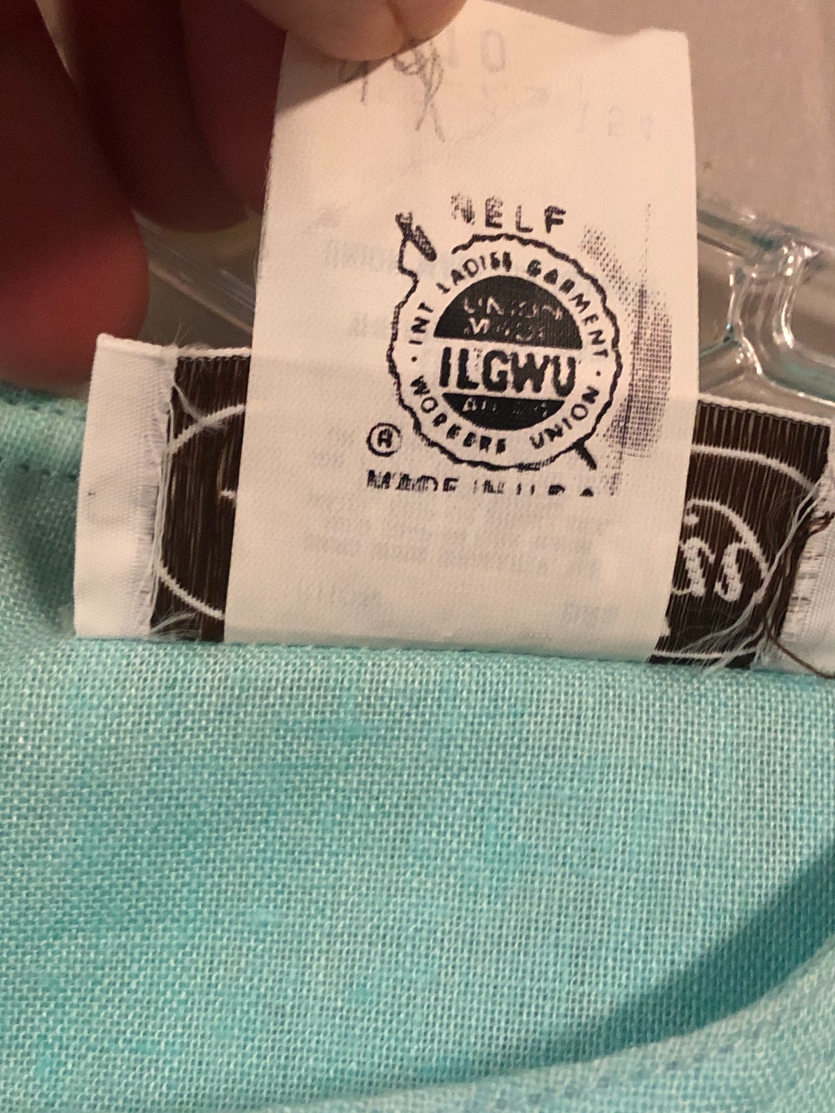 Vintage Leslie Fay Petites Peplum Style Dress Light Aqua Size 10 Cap Sleeves