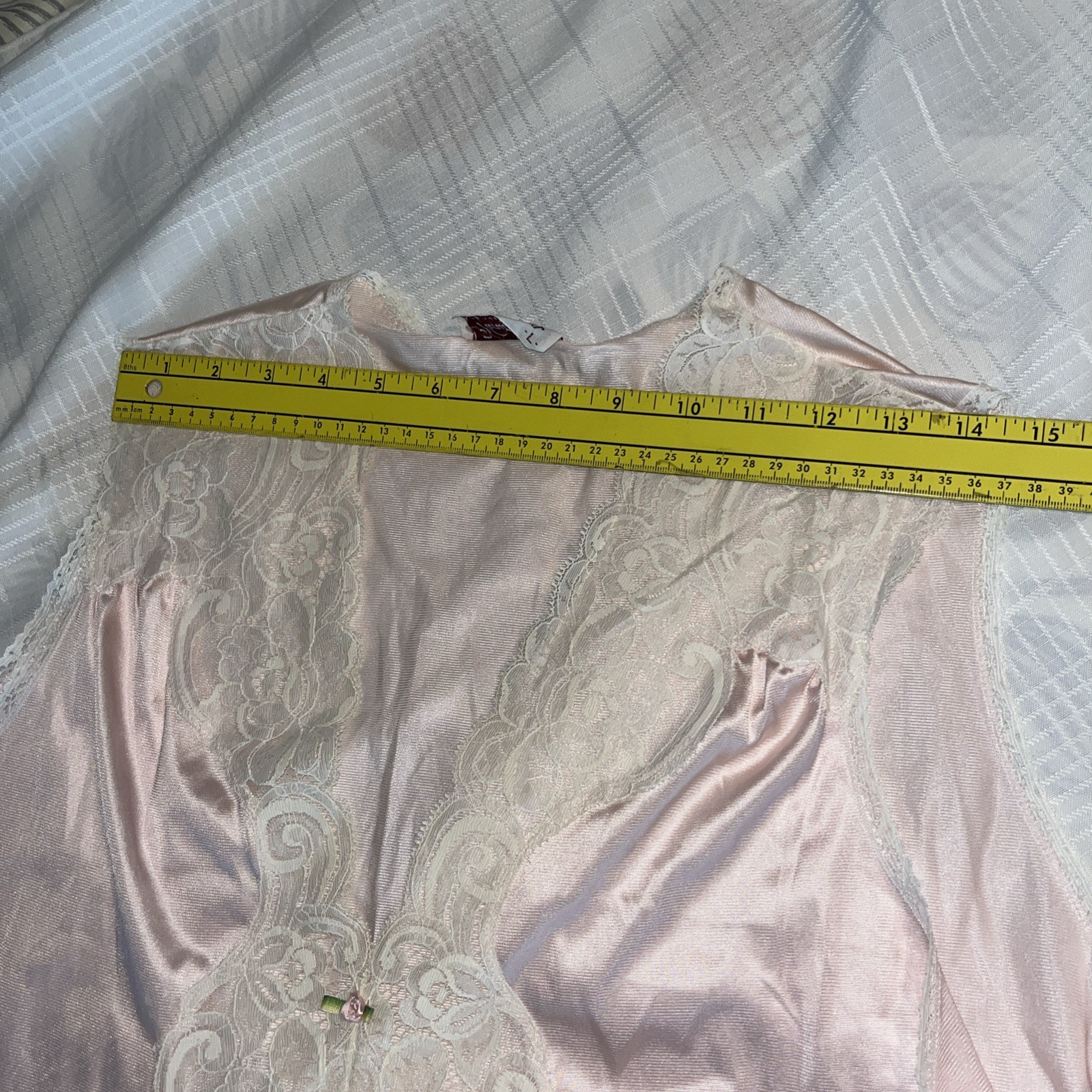Vtg Vanity Fair Peignoir Maxi Set Size L Pink Grecian Glam Mad Men Fairy Core