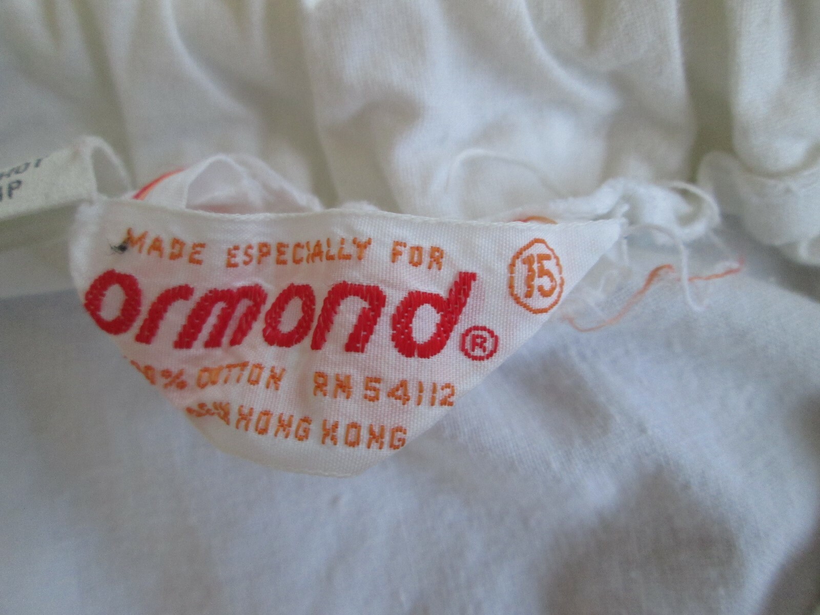 VTG Ormond Pants 15 28×33 Tall White Pleated High Waist Pockets Adjustable Waist