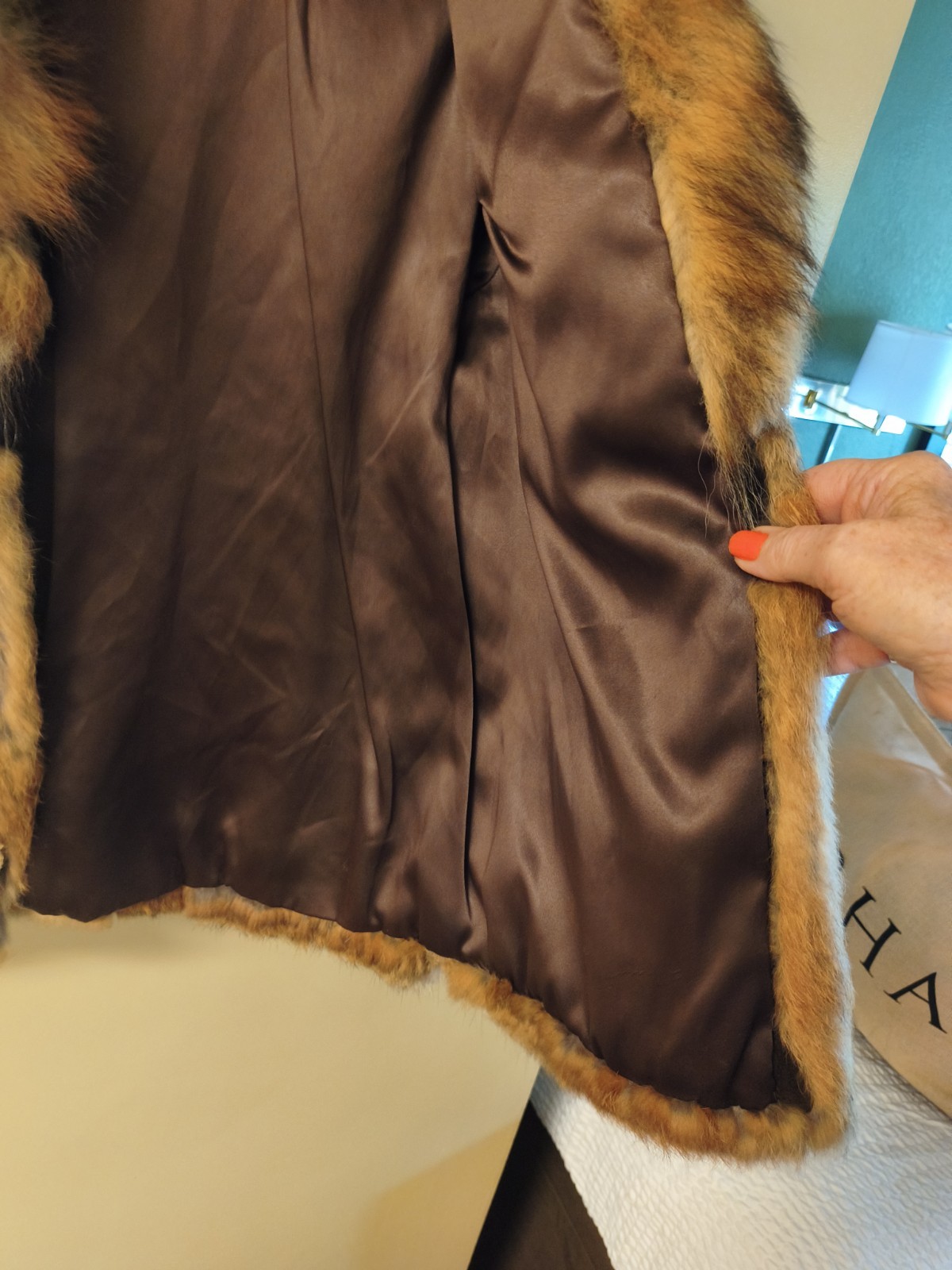 Jacques Saint Laurent Red Fox Fur Coat Women&rsquo;s Regular XS
