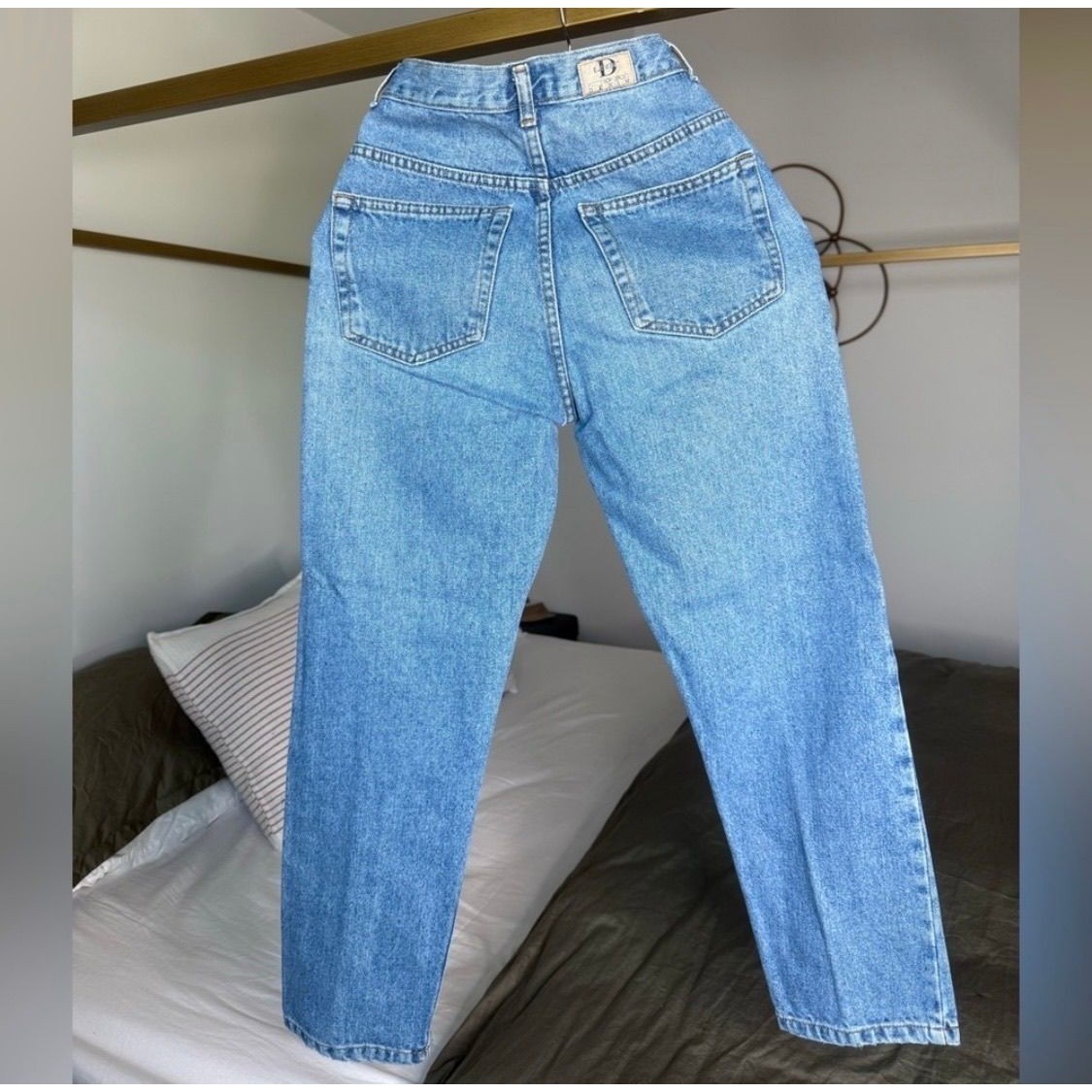 Vtg Element Petite Sophisticate Straight Leg Jeans 0S Blue Denim High Waist Mom
