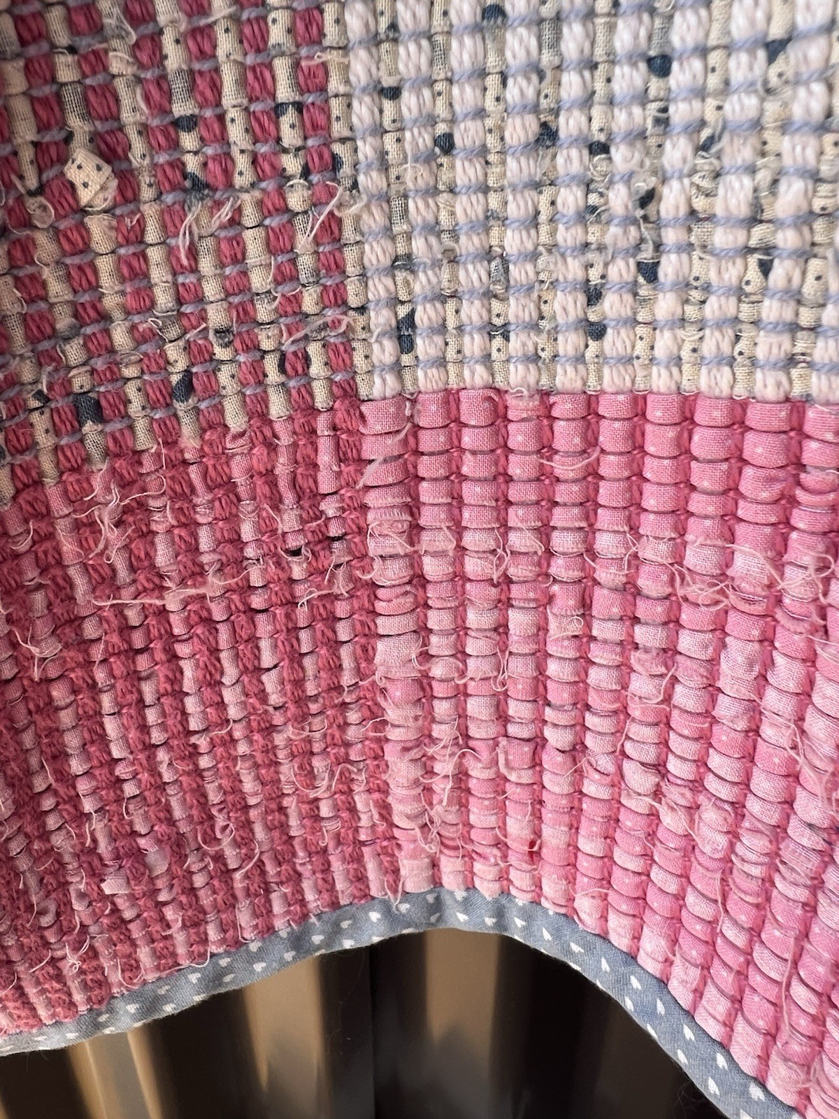 Handwoven Patchwork Jacket Women’s Cottagecore Boho Textile Coat Art To Wear EUC