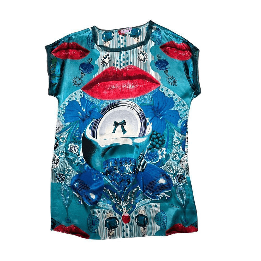 Custo Barcelona silk tunic dress