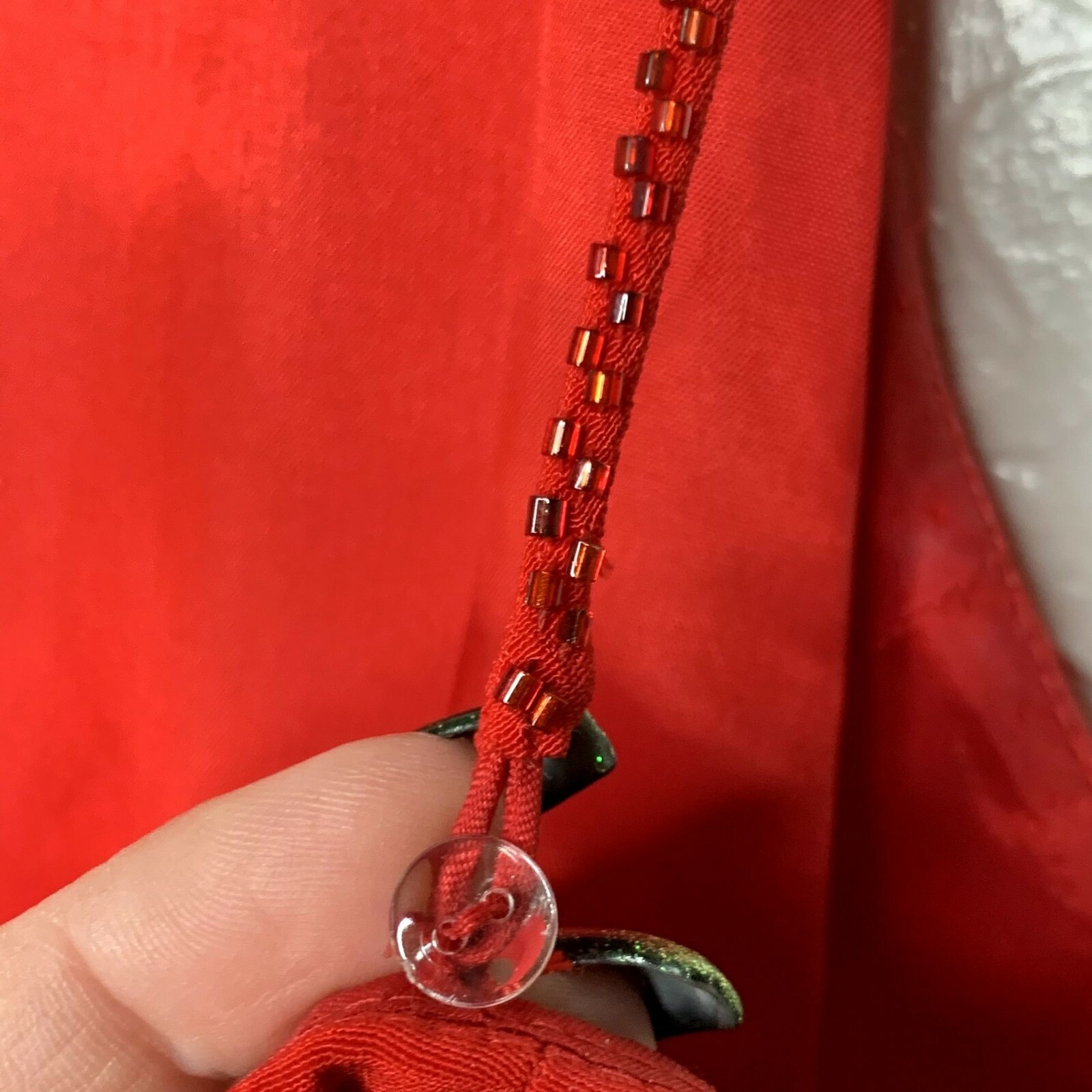 Vintage Gilar Evenings Red Sequin Mini Dress