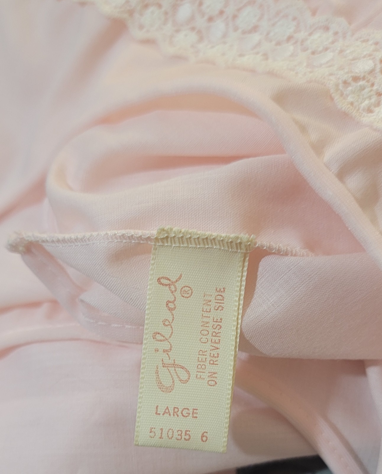 NWT NOS Vintage Women&rsquo;s GILEAD nightgown Pink Size Lg House Dress