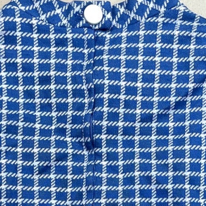 Beeline Blue Cotton Polyester Blend Dress 1960&rsquo;s Size S