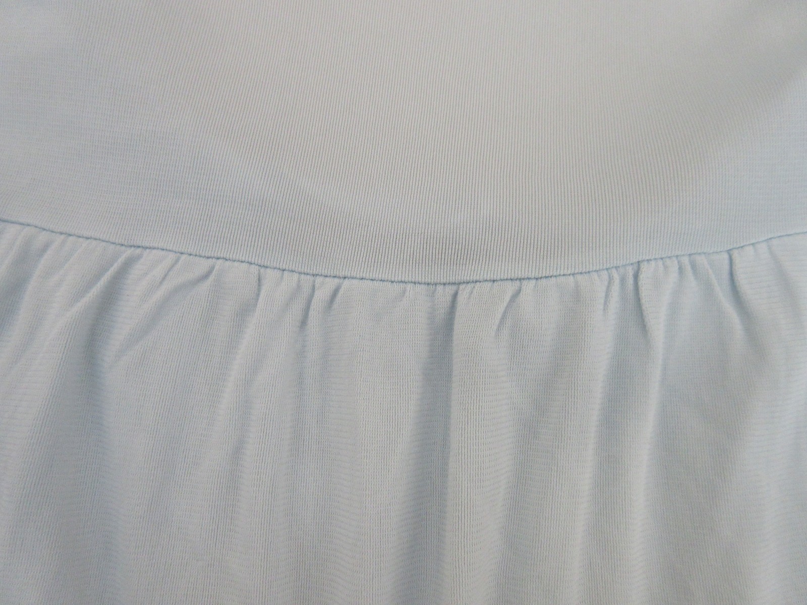 1950&rsquo;s BED JACKET LORRAINE Sheer BLUE nylon LACE overlay size MEDIUM 36/38 USA