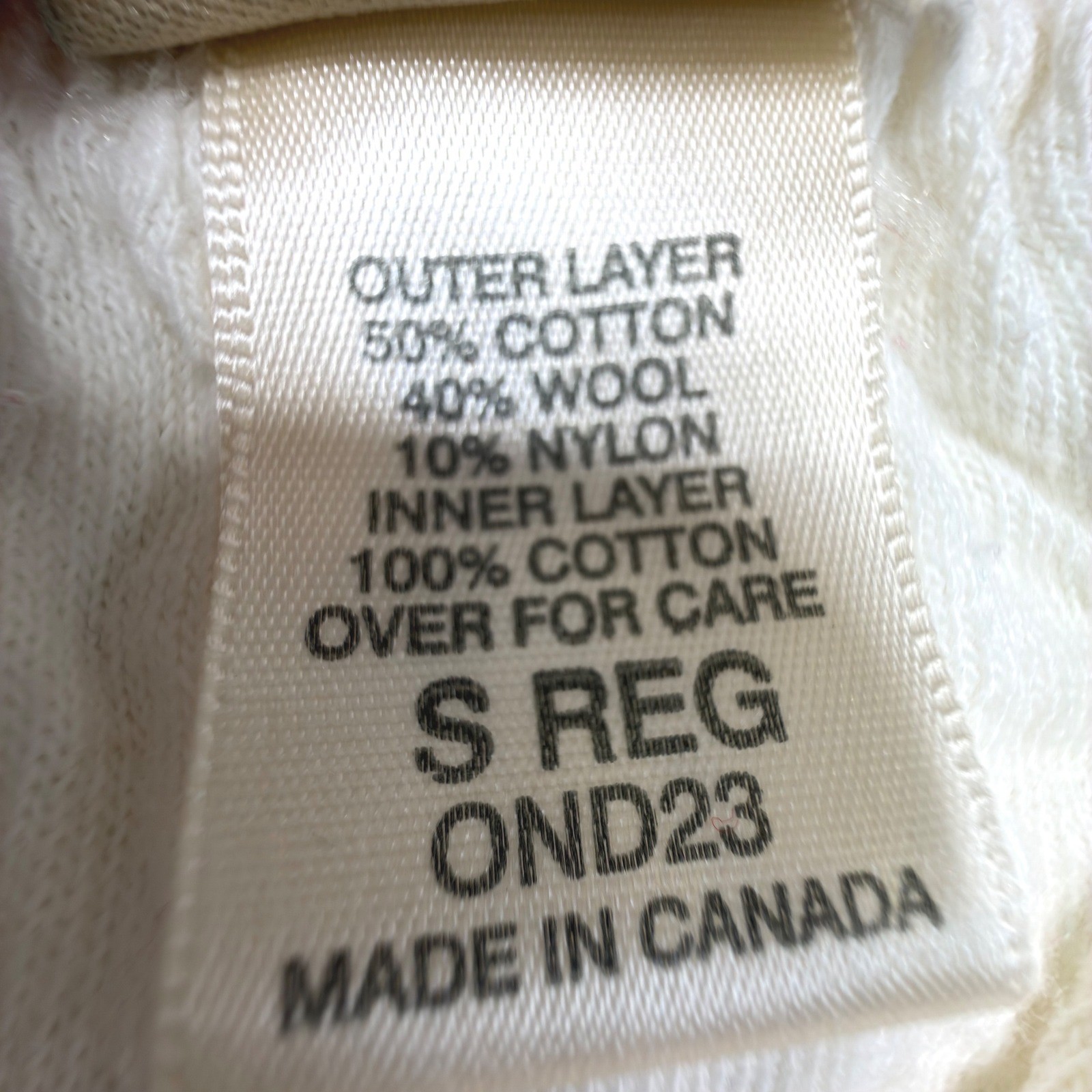 L.L.Bean Vintage Wool Blend Double Layer Thermal Long Underwear Pants Small